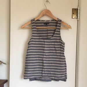Sleeveless striped tank top